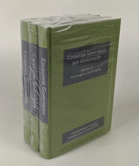 Corporate Governance and Globalization - 3 volume set : 1. Ownership and control / 2. Development and regulation / 3. Convergence and diversity (=Contemporary Issues in Business and Globalization). - Clarke, Thomas and Marie dela Rama