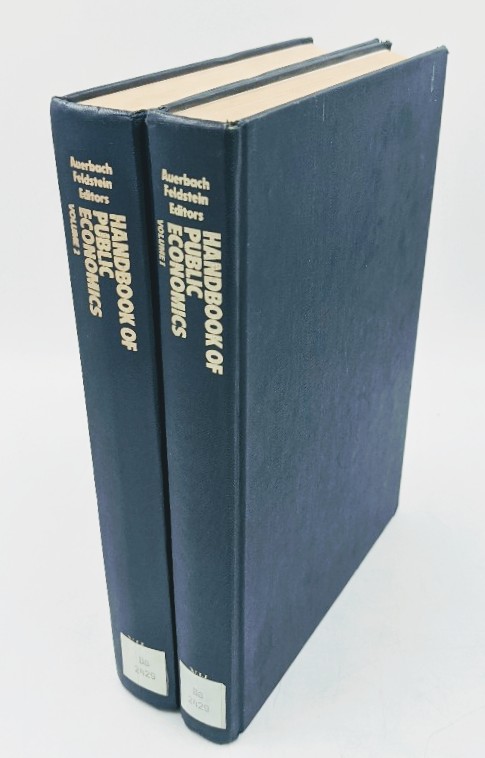 Handbook of Public Economics. Vol. I+II. [2 Vols.]. (=Handbook in Economics; Vol 4/I+II). - Auerbach, Alan J. and Martin Feldstein (Edts.)