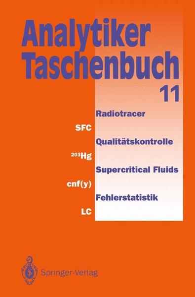 Analytiker-Taschenbuch. Band 11. - Günzler, Helmut und Rolf Borsdorf u. a.