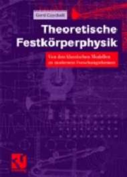 Theoretische Festkörperphysik. Von den klassischen Modellen zu modernen Forschungsthemen. - Czycholl, Gerd