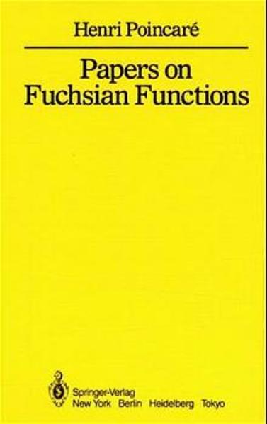 Papers on Fuchsian Functions. - Poincare, Henri