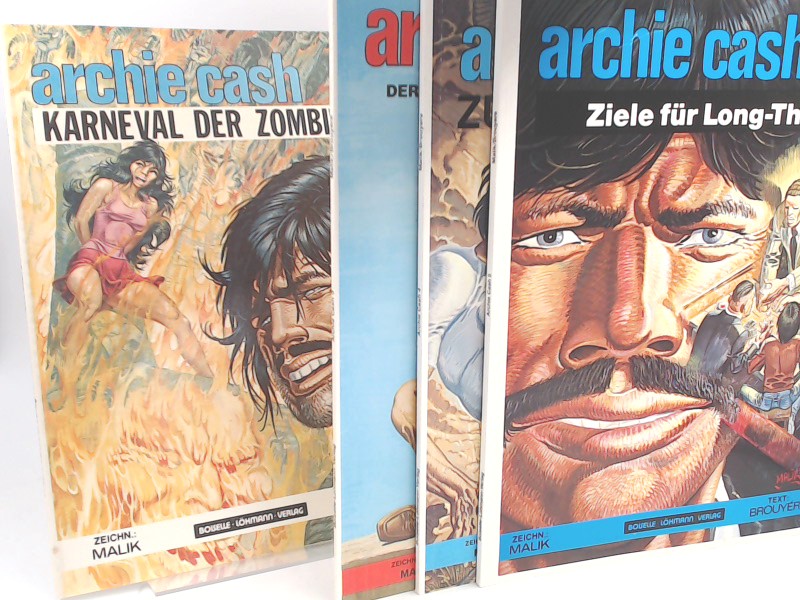 Archie Cash - vier Bände zusammen:  2: Karneval der Zombies; 3: Der Deserteur von Toro-Toro; 4: Zug in die Hölle; 5: Ziele für Long-Thi.