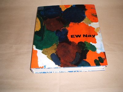 NAY,E.W.- - HAFTMANN, WERNER: E.W.Nay. (Eine Monographie). Mit 25 Farbtafeln und 22 Abbildungen im Text, sowie 74 farbigen Abbildungen, montiert auf Tafeln. Erste /1./ Ausgabe.