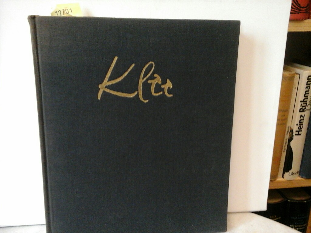 KLEE, P.-: Paul Klee. Eingeleitet und erlutert von N.Lynton. Mit 50 Farbtafeln und 12 Abb. im Text.