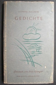 MALLARME, STEPHANE: Gedichte / Poesies. (Deutsch / Franssisch) bertr. von Fr. Usinger.