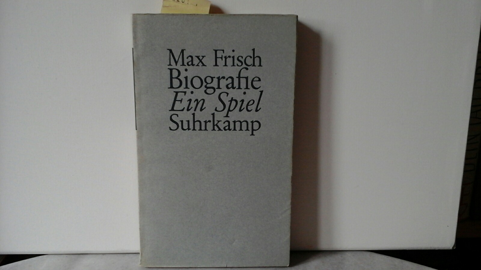 FRISCH, MAX: Biografie: Ein Spiel.