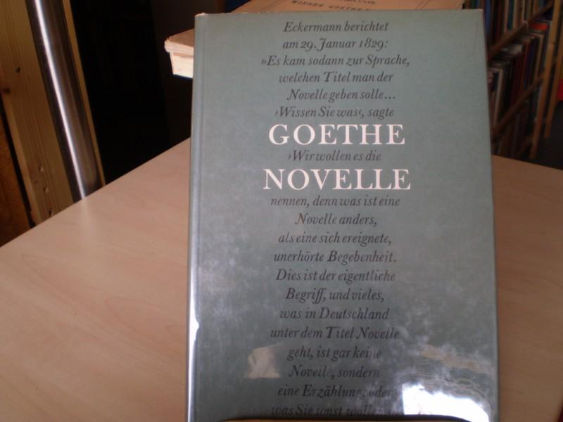 Goethe, Johann Wolfgang: Novelle. Mit einem Nachwort von Jochen Golz. 1. Auflage.