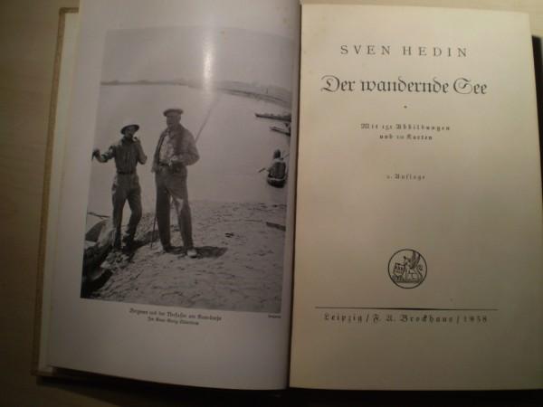 Hedin, Sven: Der wandernde See. 2. Auflage.