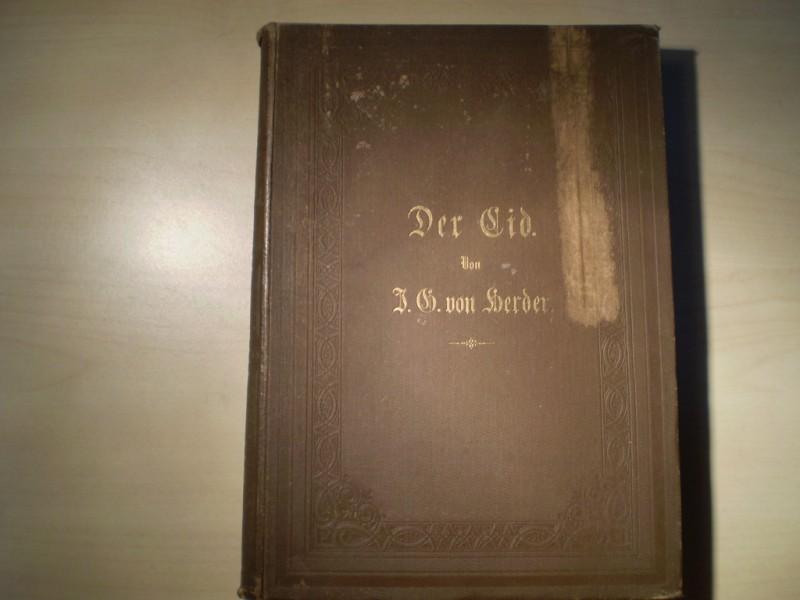 Herder, Johann Gottfried: Der Cid. Nach spanischen Romanzen besungen durch Johann Gottfried Herder. 4. Auflage.