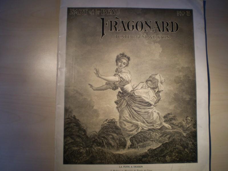 Kahn, Gustave (Texte): H. Fragonard. L'art et le beau. No. 3. EA.
