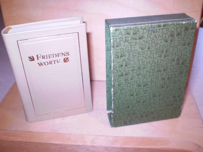 Miniaturbuch - Dorst, Eva (Hg.): Friedensworte. 1. Auflage.