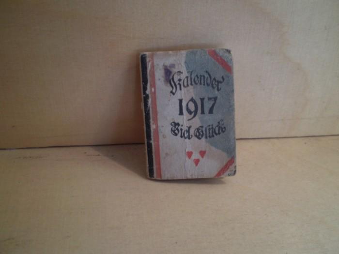  Taschen-Kalender fr das Jahr 1917. EA.