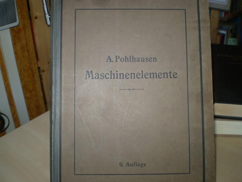 Rebber, W., und A. Pohlhausen (Hg.): Berechnung und Konstruktion der Maschinenelemente. 9., unvernderte Auflage bearbeitet von A. Pohlhausen.