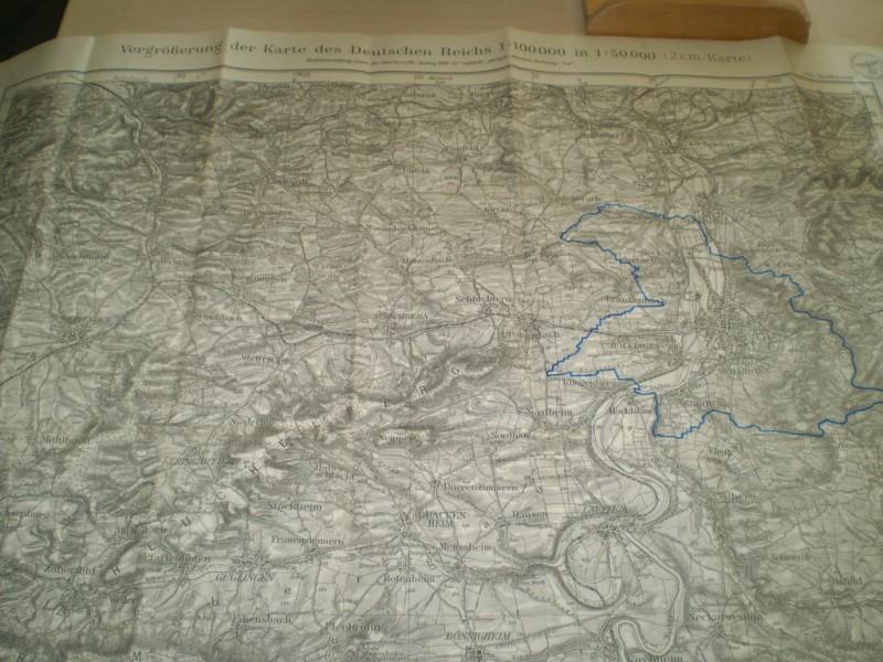 Landkarte. 574. Heilbronn. Vergrerung der Karte des Deutschen Reichs 1:100000 in 1:50000 (2 cm-Karte).