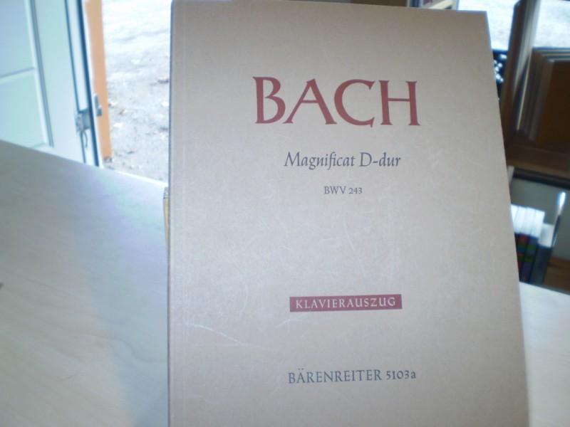 Bach, Johann Sebastian. MAGNIFICAT D-DUR. Fr fnfstimmigen Chor, Soli und Orchester / BWV 243. Klavierauszug von Eduard Mller.