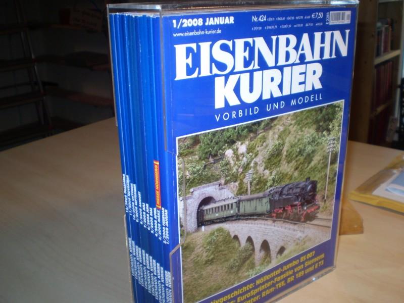 Eisenbahn. EISENBAHN KURIER. Modell und Vorbild. 2008; Heft 424-435. komplett.