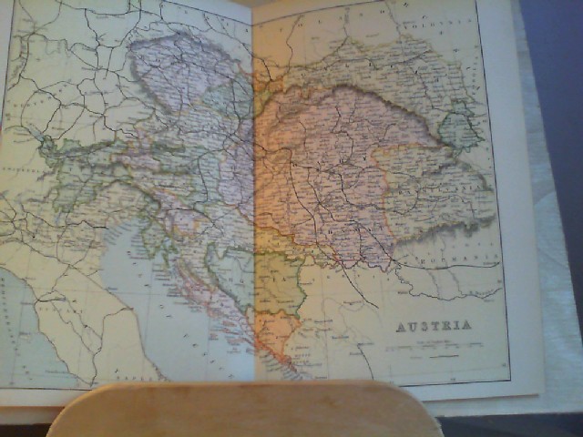  Grafik - Landkarte AUSTRIA, coloriert 1 Grafik-Landkarte aus 