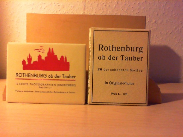  Rothenburg ob der Tauber; Rothenburg ob der Tauber 20 der schnsten Motive (nur 11 Fotos vorhanden) 10 echte Photographien.