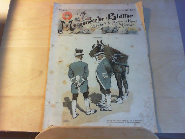 Autorenkollektiv: Meggendorfer Bltter Humoristische Bltter Zeitschrift fr Humor und Kunst. No. 583, XLVIII Bd. Nr.9