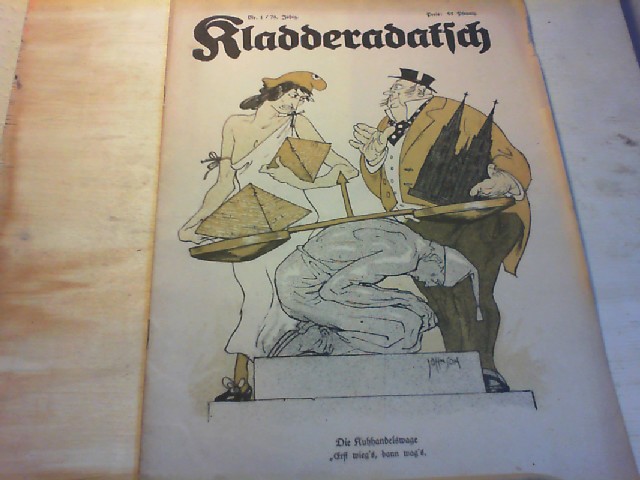  Kladderadatsch. 1925. Nr. 1,  78. Jahrgang