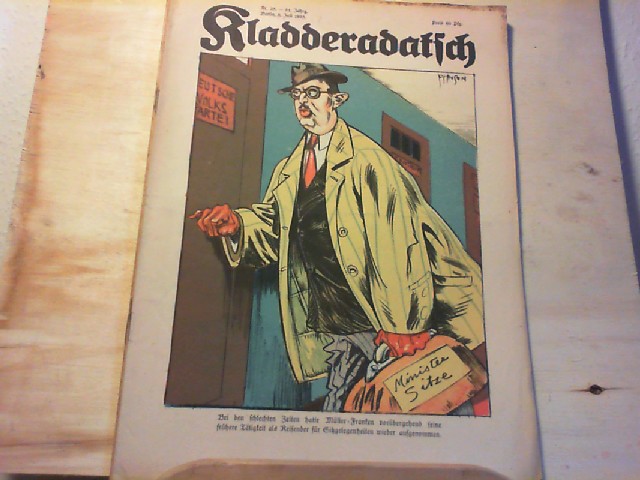  Kladderadatsch. 1928. Nr. 28,  81. Jahrgang