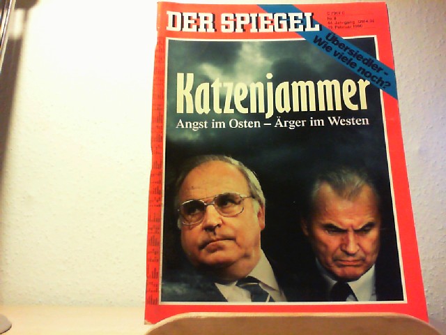  Der Spiegel. 19. Februar 1990, 44. Jahrgang. Nr. 8. Das deutsche Nachrichtenmagazin.