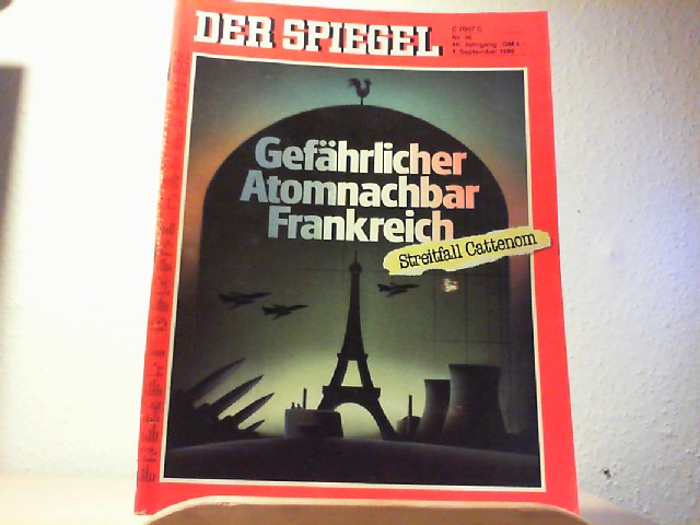  Der Spiegel. 1. September 1986, 40. Jahrgang. Nr. 36. Das deutsche Nachrichtenmagazin.