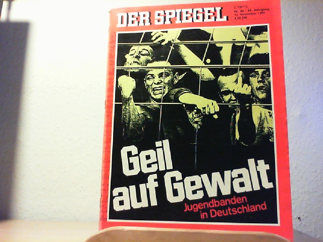  Der Spiegel. 12. November 1990, 44. Jahrgang. Nr. 46. Das deutsche Nachrichtenmagazin.