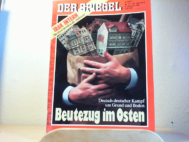  Der Spiegel. 8. Oktober 1990, 44. Jahrgang. Nr. 41. Das deutsche Nachrichtenmagazin. 10.