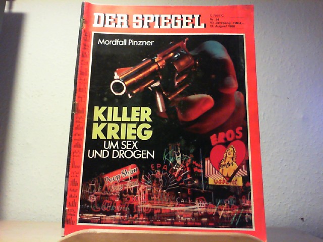 Der Spiegel. 18. August 1986, 40. Jahrgang. Nr. 34. Das deutsche Nachrichtenmagazin. 8.