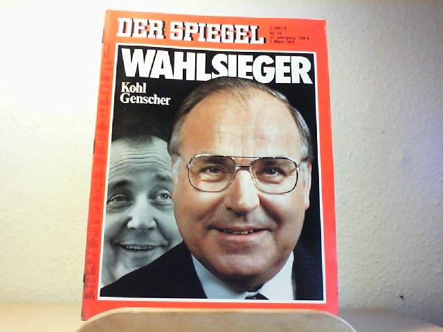  Der Spiegel. 7. Mrz 1983, 37. Jahrgang. Nr. 10. Das deutsche Nachrichtenmagazin. 3.