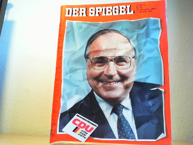  Der Spiegel. 3. Oktober 1983, 37. Jahrgang. Nr. 40. Das deutsche Nachrichtenmagazin. 10.