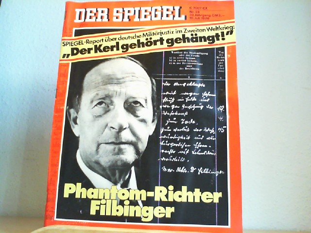  Der Spiegel. 10. Juli 1978, 32. Jahrgang. Nr. 28. Das deutsche Nachrichtenmagazin. 7.