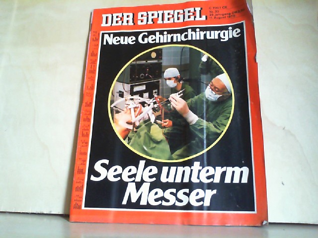  Der Spiegel. 11. August 1975, 29. Jahrgang. Nr. 33. Das deutsche Nachrichtenmagazin. 8.