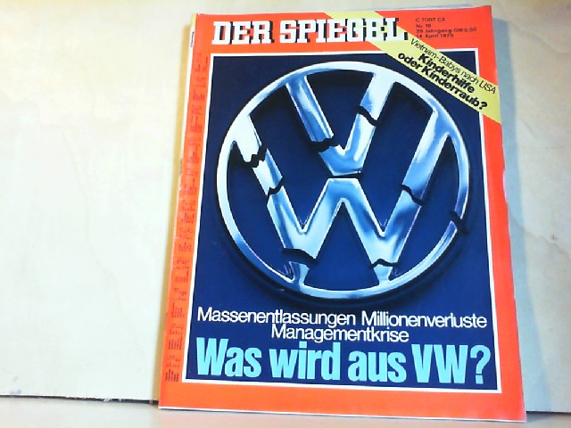  Der Spiegel. 14. April 1975, 29. Jahrgang. Nr. 16. Das deutsche Nachrichtenmagazin. 4.