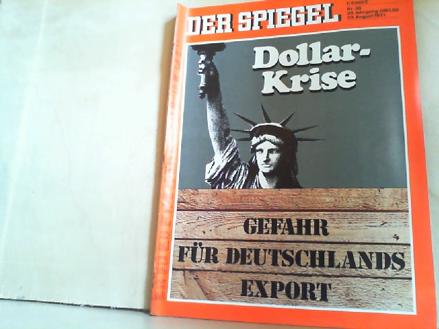  Der Spiegel. 23. August 1971, 25. Jahrgang. Nr. 35. Das deutsche Nachrichtenmagazin. 8.
