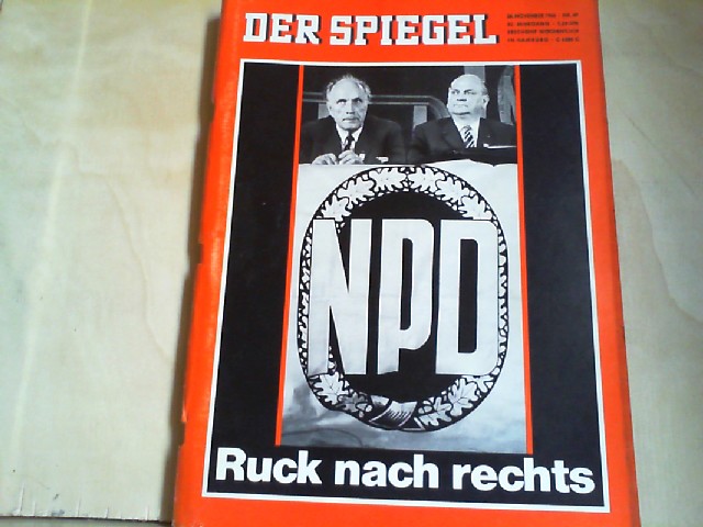  Der Spiegel. 28. November 1966, 20. Jahrgang. Nr. 49. Das deutsche Nachrichtenmagazin. 11.
