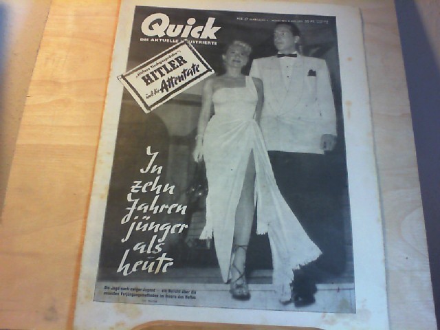  QUICK. Die aktuelle Illustrierte. Nr. 27, 8. Juli 1951, 4. Jahrgang.