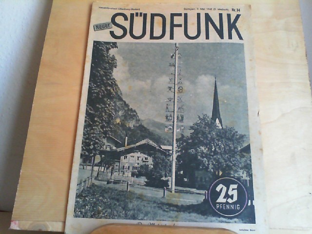Neuer Südfunk Nr. 14. 1. Mai 1949. (Programm-Zeitschrift für eine Woche).