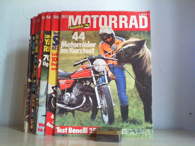 Das Motorrad. 26. Jahrgang, 1974. Hefte 1,2,3,4,5,14,15,18,19,20,22,23,24,25,26. 15 Hefte. Technik, Wirtschaft, Sport. Die deutsche Motorrad-Zeitschrift.