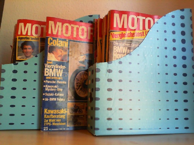 MOTORRAD - Troeltsch Ernst Hrsg.: Motorrad. 32. Jahrgang, 1980. Hefte 1 - 26 . 22 Hefte. 6, 20, 22, 26 fehlt. Technik, Wirtschaft, Sport. Die deutsche Motorrad-Zeitschrift.