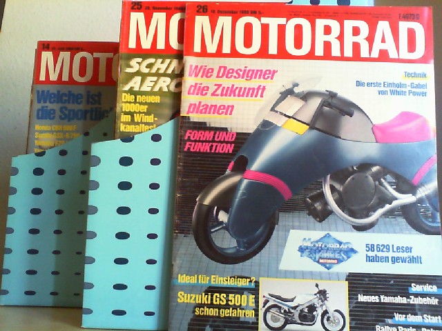 MOTORRAD - Troeltsch Ernst Hrsg.: Motorrad. 1988. Hefte 1 - 26. Komplett. Technik, Wirtschaft, Sport. Die deutsche Motorrad-Zeitschrift.