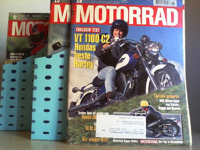 MOTORRAD - Troeltsch Ernst Hrsg.: Motorrad. 1994. Hefte 1 - 26. Heft 2, 5, 24 fehlt. Technik, Wirtschaft, Sport. Die deutsche Motorrad-Zeitschrift.