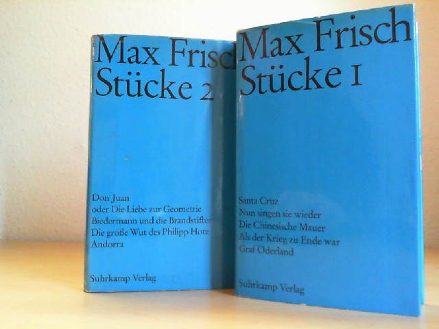 FRISCH, MAX: STCKE. 2 Bnde. 2. Aufl.