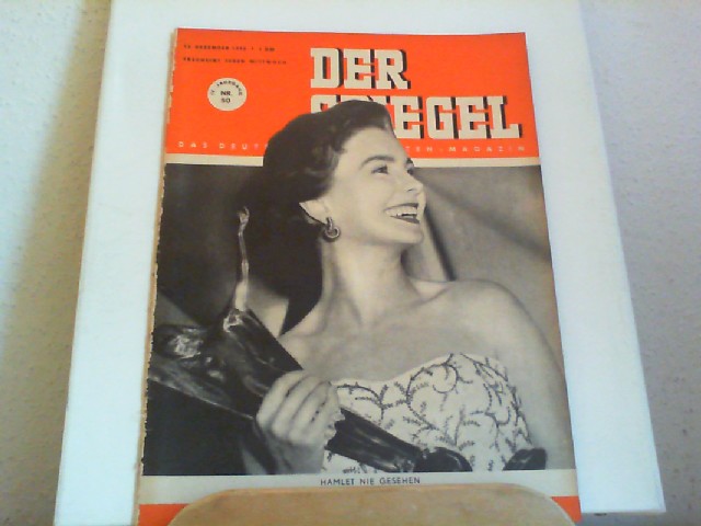  Der Spiegel. 13.12.1950. 4. Jahrgang. Nr. 50. Das deutsche Nachrichtenmagazin. Titelgeschichte: Hamlet nie gesehen. Mama war dagegen: Jean Sommons.