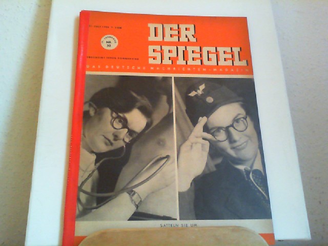  Der Spiegel. 27.07.1950. 4. Jahrgang. Nr. 30. Das deutsche Nachrichtenmagazin. Titelgeschichte: Satteln sie um.