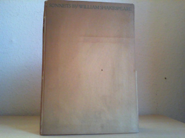 SHAKESPEARE, WILLIAM: Shakespeare's Sonnets. Sixth Drugulin Druck.