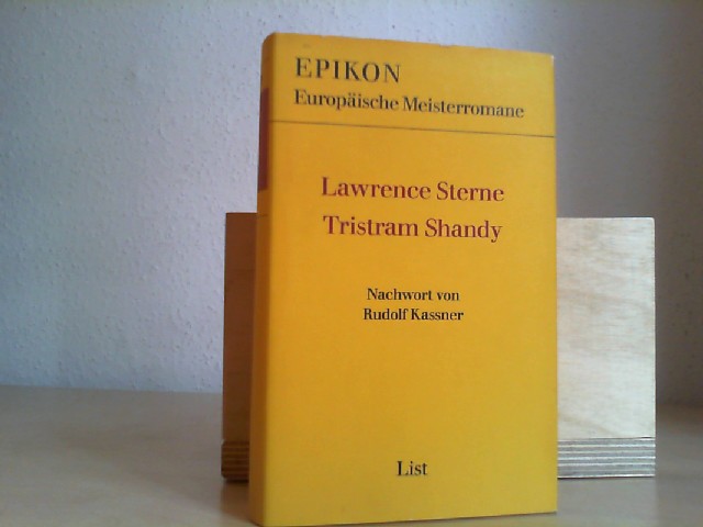 Sterne, Lawrence: Das Leben und die Ansichten Tristram Shandys (= EPIKON Europische Meisterromane)
