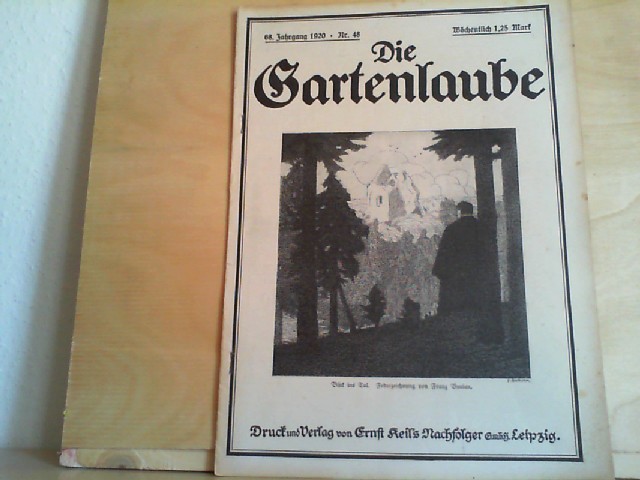 GARTENLAUBE, DIE; 1920, Nr. 48. Illustriertes Familienblatt.