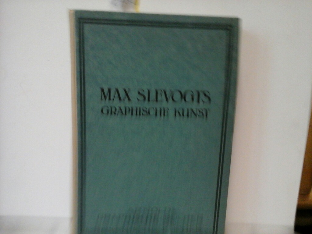 WALDMANN, EMIL: Max Slevogts Graphische Kunst. Mit 126 Abbildungen im Text und auf 99 Tafelseiten. Zweite /2./ Auflage.